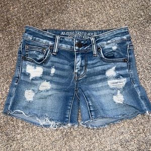 AEO Medium Wash Jean Shorts